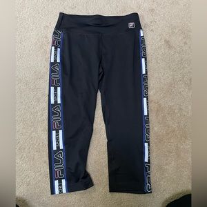 Fila sport crop leggings, size small